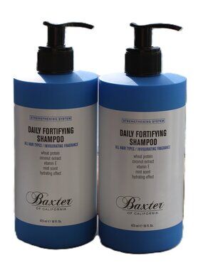 Baxter Of California Daily Fortifying Shampoo 16 oz (lot of 2pc)